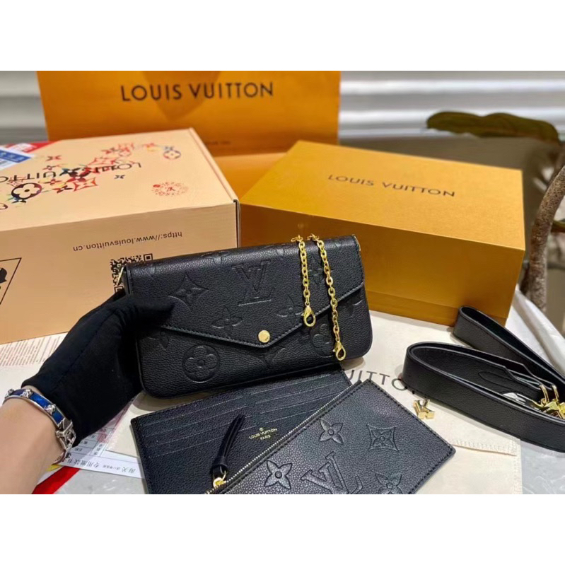 Set 3 túi lv hàng super sale full 2box da bò thật