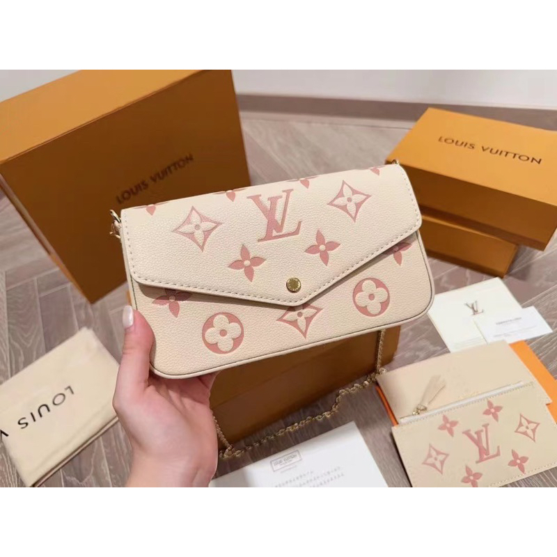 Set 3 túi lv hàng super sale full 2box da bò thật