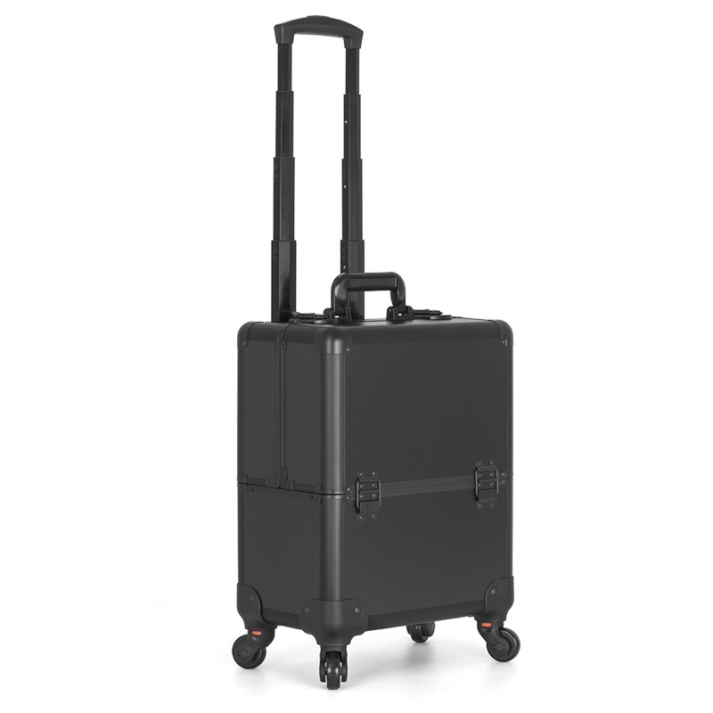 cốp vali kéo gầm cao đựng đồ trang điểm chuyên nghiệp 3 tầng khay