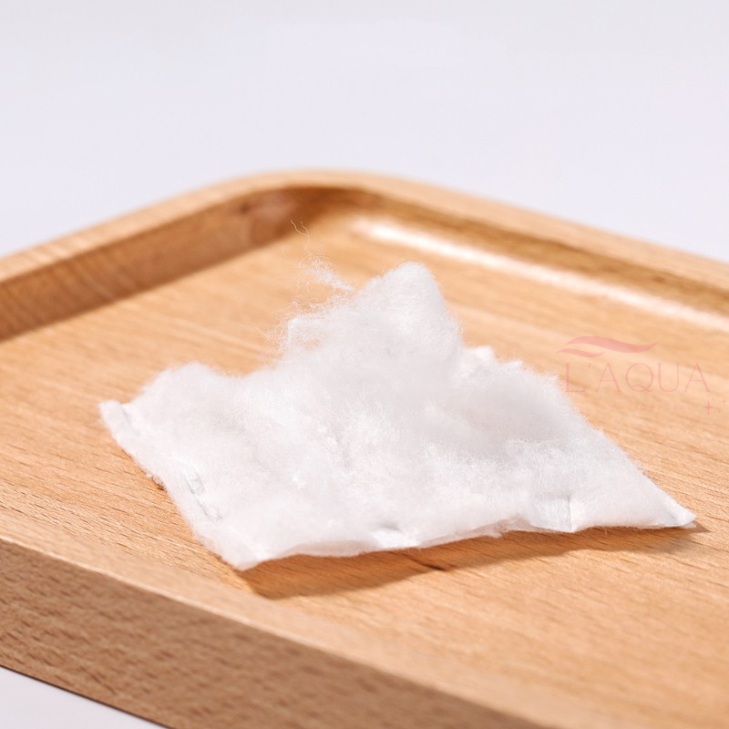 Bông tẩy trang 3 lớp Lameila 222 miếng Cotton Pad mẫu mới siêu siêu dai, siêu tiết kiệm, mềm mại, túi zip tiện lợi.