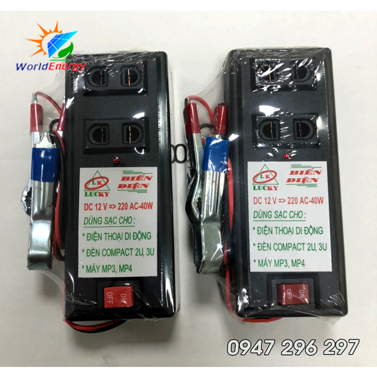 Inverter kích điện từ 12v lên 220v 40w