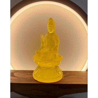 Tượng mẹ quan âm bồ tát lưu ly siêu đẹp! cao 10cm