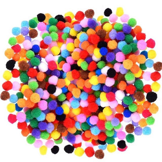 Sét 100 quả bông Pompom làm đồ handmade