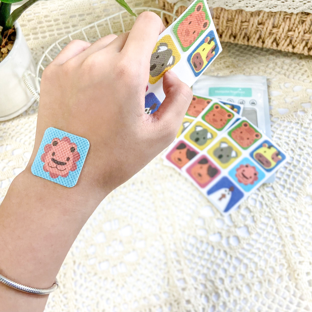 Chống muỗi sticker dán và vòng đeo silicon TAPI đáng yêu cho bé ướp tinh dầu chanh sả lavender