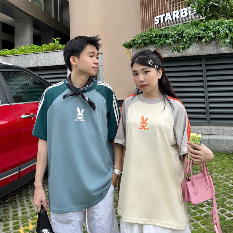 Áo Thun Raglan Sọc Vai KEMO.GANGGANG - Áo Phông Tay Lỡ LocalBrand Kemo Cotton 100% Form Rộng Nam Nữ Unisex  KEMOAT07