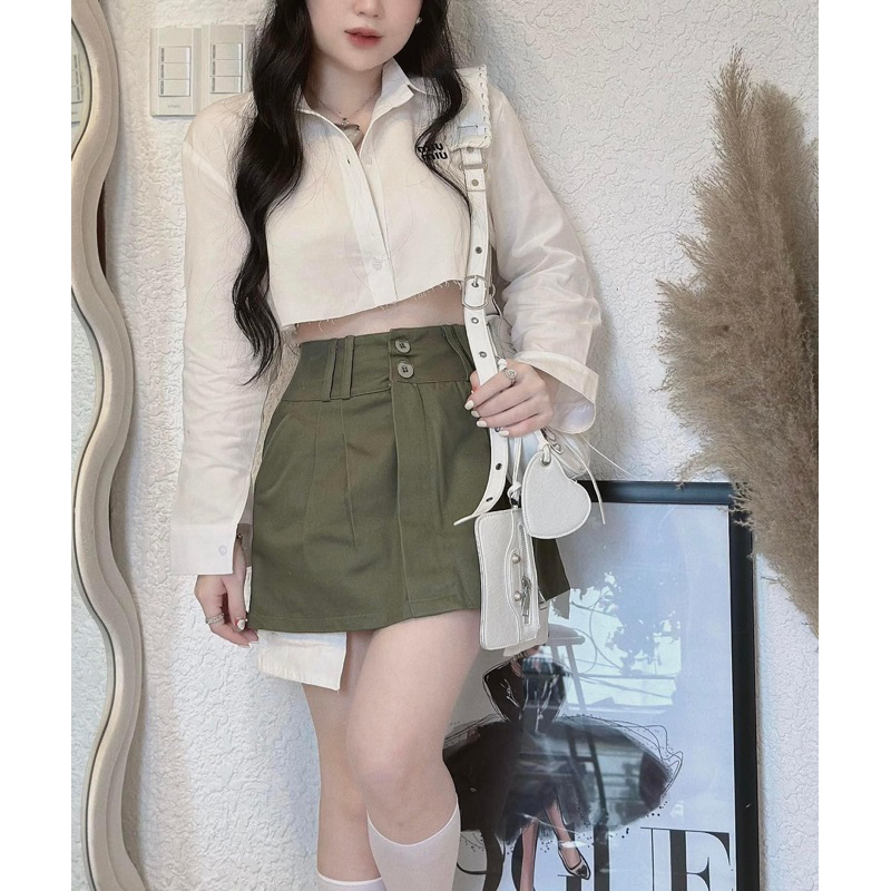 SET ÁO SƠMI MM MIX CVAY RÊU