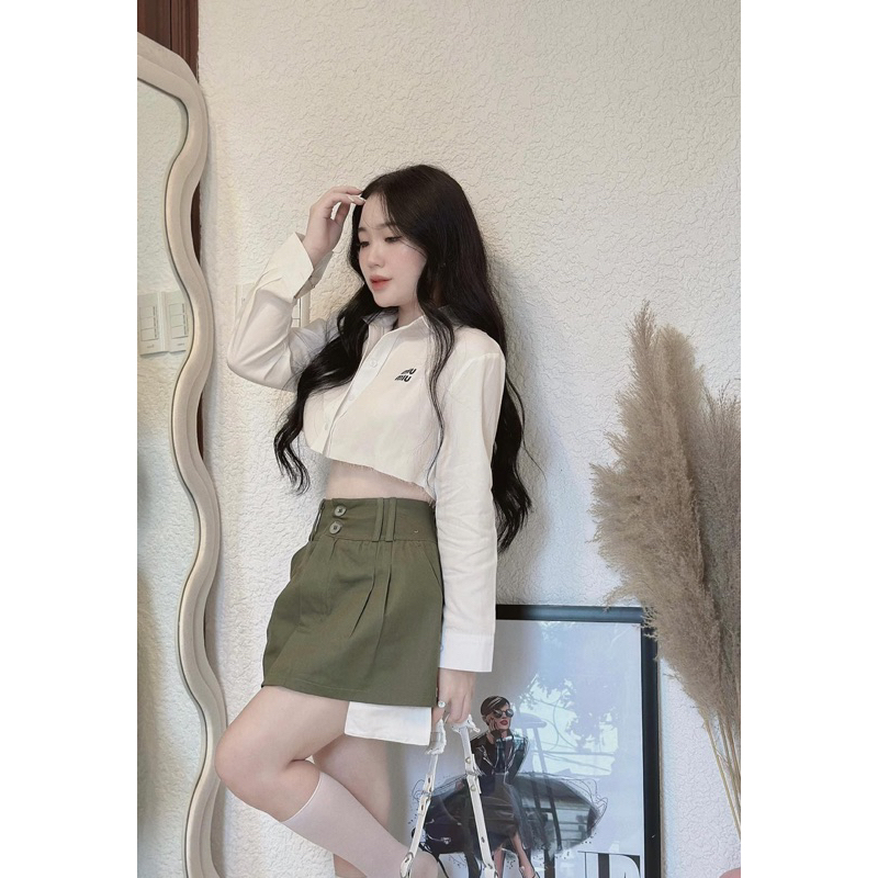 SET ÁO SƠMI MM MIX CVAY RÊU