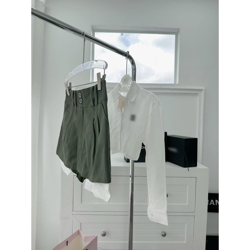 SET ÁO SƠMI MM MIX CVAY RÊU