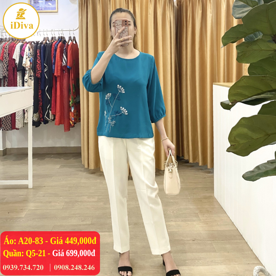 Áo Trung Niên Cao Cấp iDiva A20-83