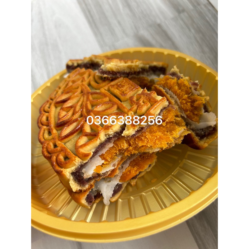 Bánh Nướng nhân khoai môn trứng muối mochi