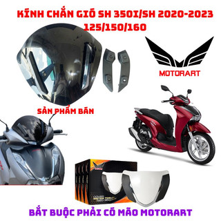 Kính chắn gió sh 350i motorart chính hãng cho sh 350i /cho sh 125/150/160/350i