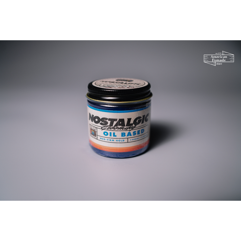Pomade vuốt tóc Nostalgic | Med-Firm Oil Based Pomade