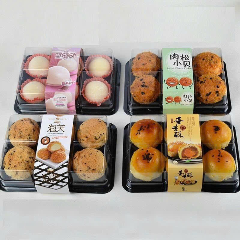 Combo 5 khay/10 khay hộp 6 bánh trung thu 75gr/ bánh qui/mochi...