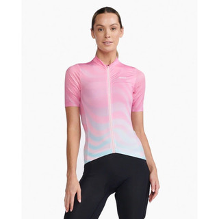 Áo bơi đạp chạy nữ 2XU Aero Short Sleeve Jersey