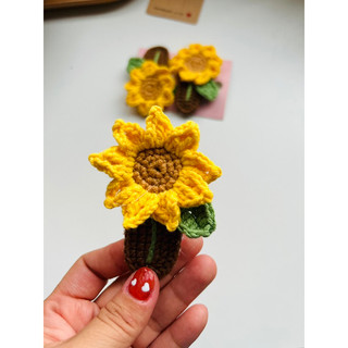 Cặp tóc hoa hướng dương