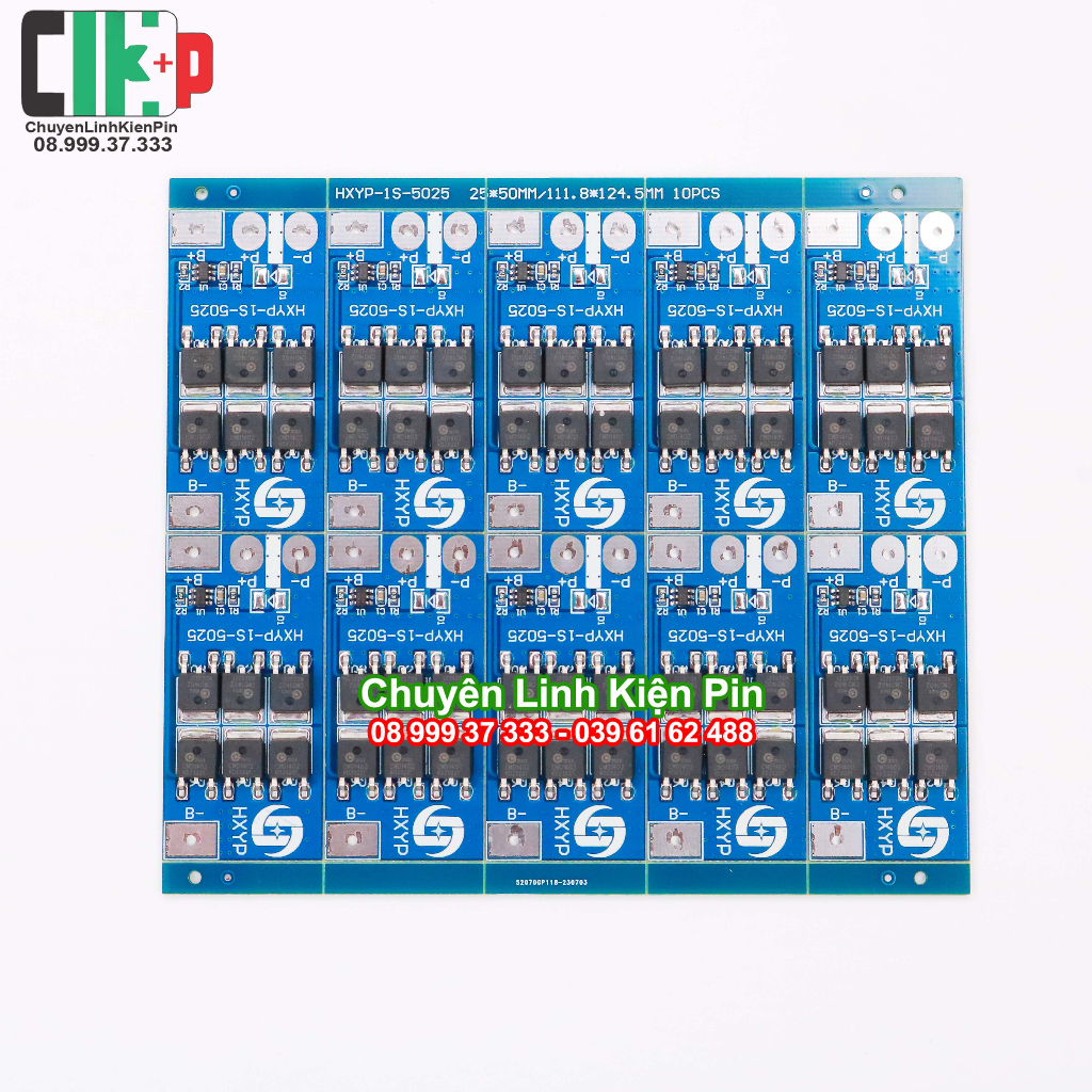 Mạch 1S 25A 3.2V Bảo Vệ Pin Lithium LifePO4 3.2V HXYP-1S-5025 CLKP