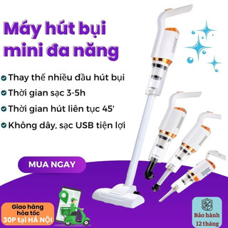 Máy Hút Bụi Cầm Tay Deerma Vacuum Cleaner, Máy hút bụi lau nhà thông minh không dây cầm tay, Máy hút bụi sàn nhà