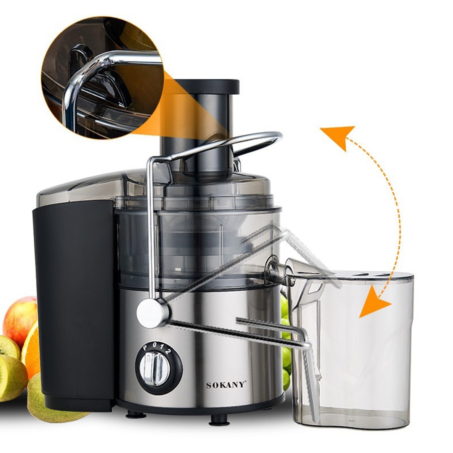 Máy ép trái cây Sokany 4000 Công Suất 800W. Máy ép hoa quả chính hãng