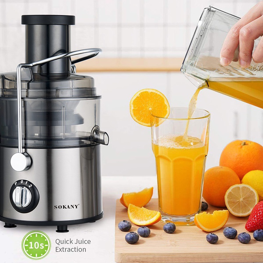 Máy ép trái cây Sokany 4000 Công Suất 800W. Máy ép hoa quả chính hãng