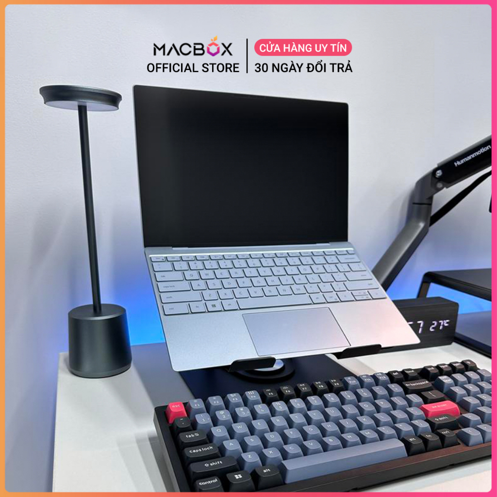Giá đỡ Laptop chân xoay 360 độ, Đế tản nhiệt kê laptop Máy tính bảng Ipad hợp kim Thép công thái học K94, K95 Macbox