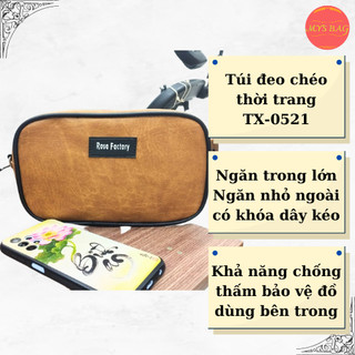 Ví nam màu da bò cao cấp đeo chéo tx 0521
