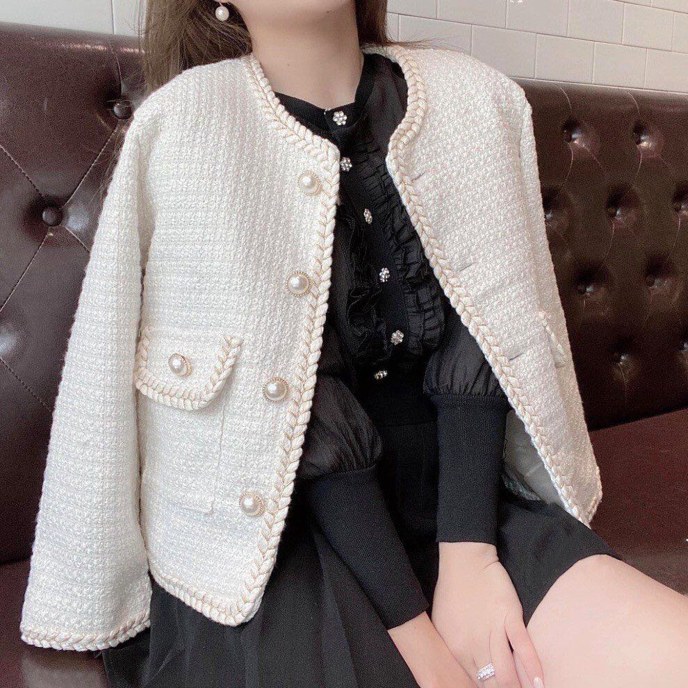 - Áo dạ thiết kế cao cấp tiểu thư sang chảnh - D04 - jannahouse