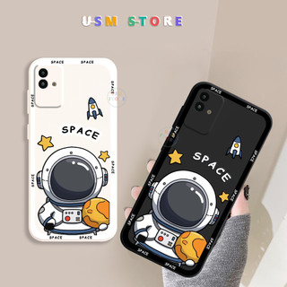 Ốp lưng Oppo Narzo 50i, chất TPU dẻo nguyên khối, in hình Phi Hành Gia