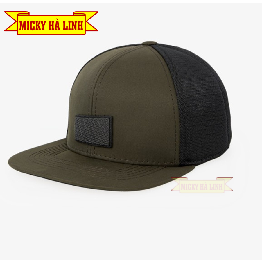 Nón Snapback Logo, Mũ snapback hiphop nam nữ (Màu Xanh Rêu)
