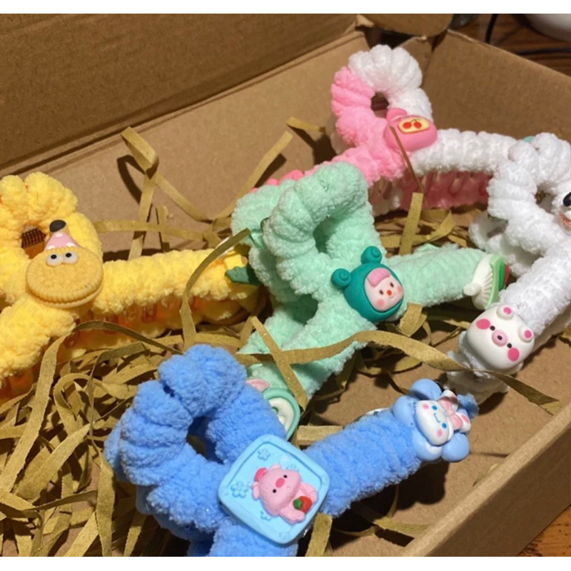 Set Quà Nguyên Liệu Tự Làm Kẹp Tóc Handmade Dễ Thương 6 Sticker