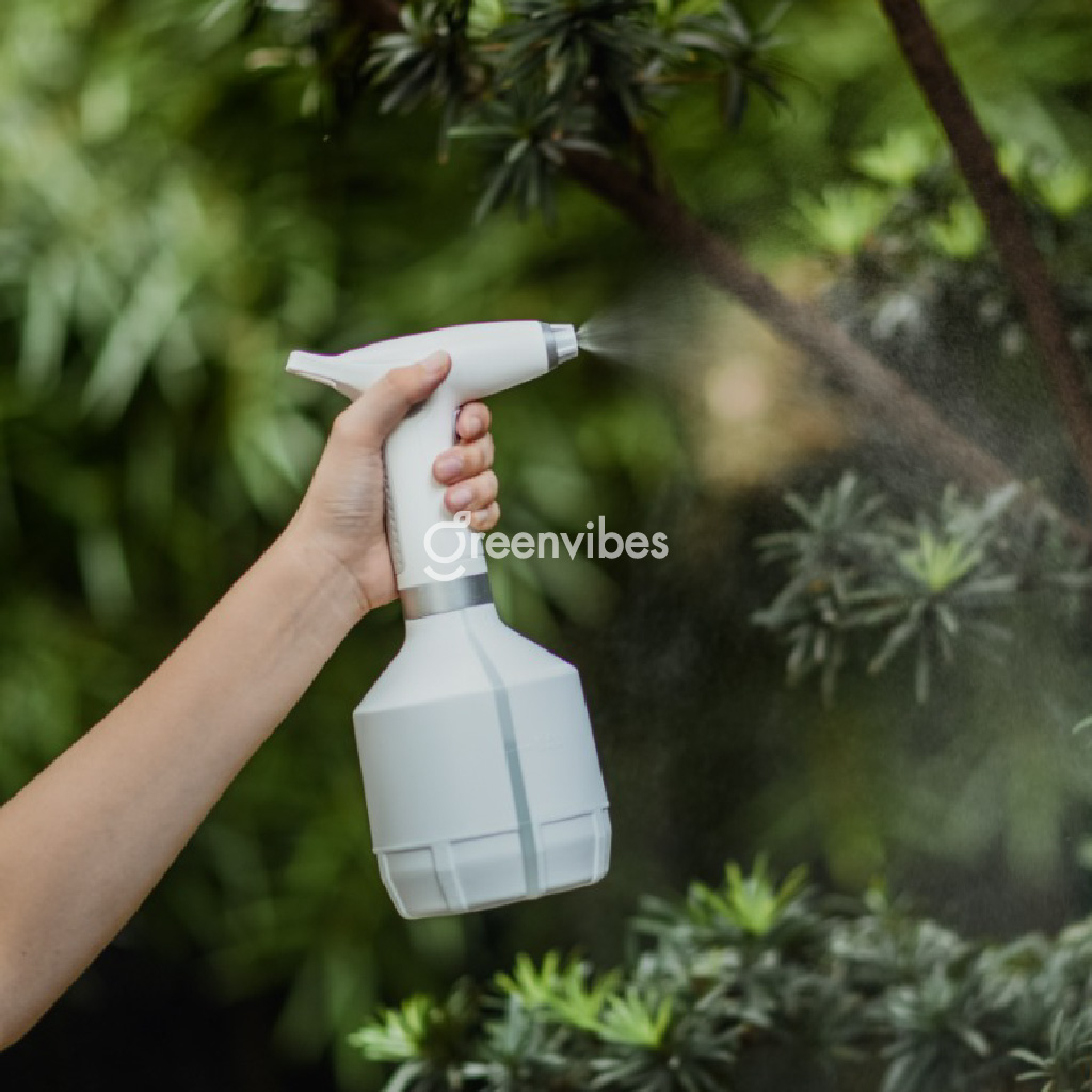 Bình xịt tưới tự động cầm tay GREENVIBES nhiều màu xịt tưới cây tự động chạy pin sạc cầm tay