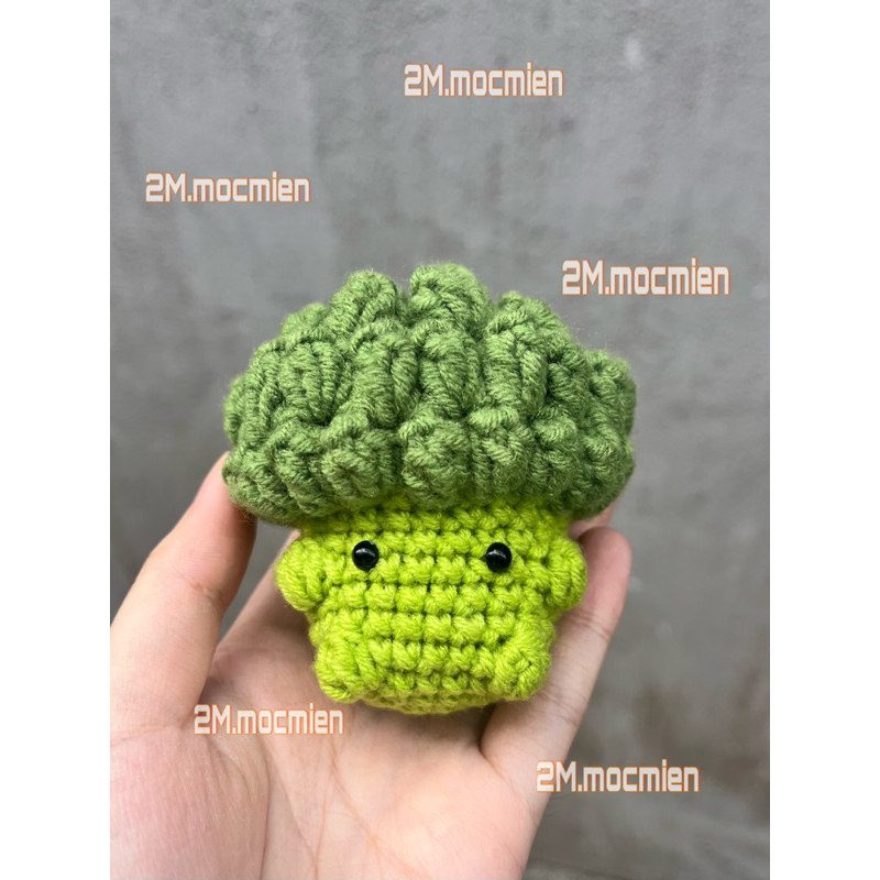 Móc khóa len BÔNG CẢI - handmade