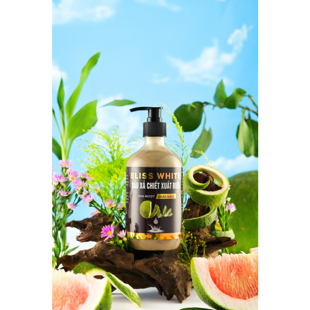 Dầu Gội Chiết Xuất Bưởi Bliss White Chính Hãng, Dầu Gội Mọc Tóc, Sạch Gàu, Giảm Rụng Tóc, Suôn Mềm Chắc Khỏe