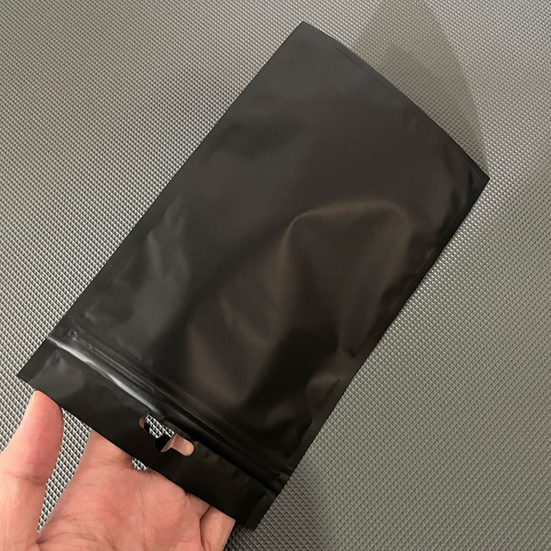 Túi zip foli nhôm đen va hồng