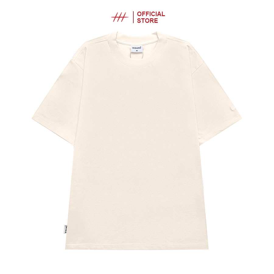 Áo thun trơn Unisex tay lỡ cotton local brand HIDANZ