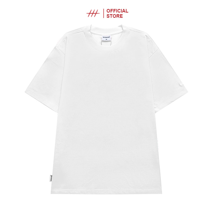Áo thun trơn Unisex tay lỡ cotton local brand HIDANZ