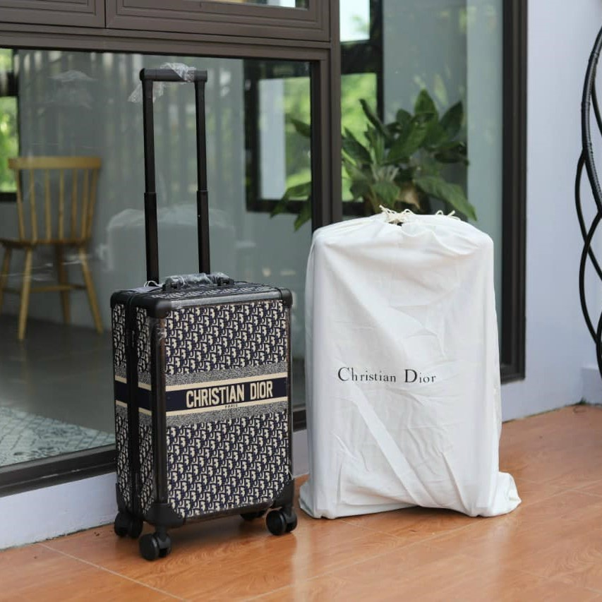 Vali Siêu Cấp, Vali Dior khoá Sập Rep 1:1 Supper 1 cao cấp, Vali Hàng quảng châu cao cấp