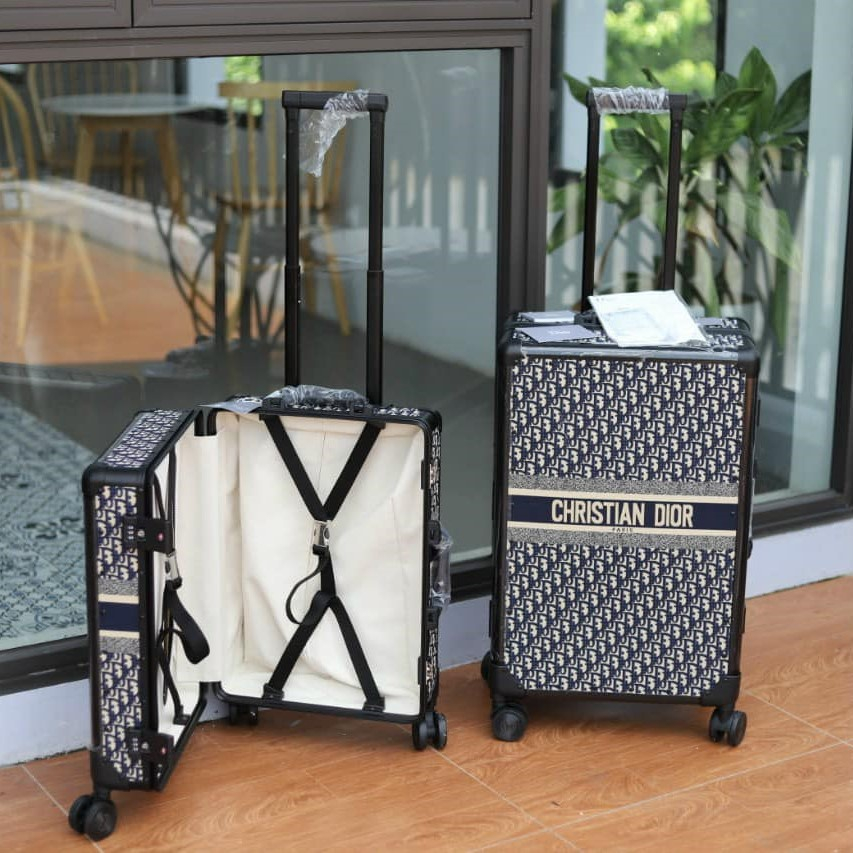 Vali Siêu Cấp, Vali Dior khoá Sập Rep 1:1 Supper 1 cao cấp, Vali Hàng quảng châu cao cấp