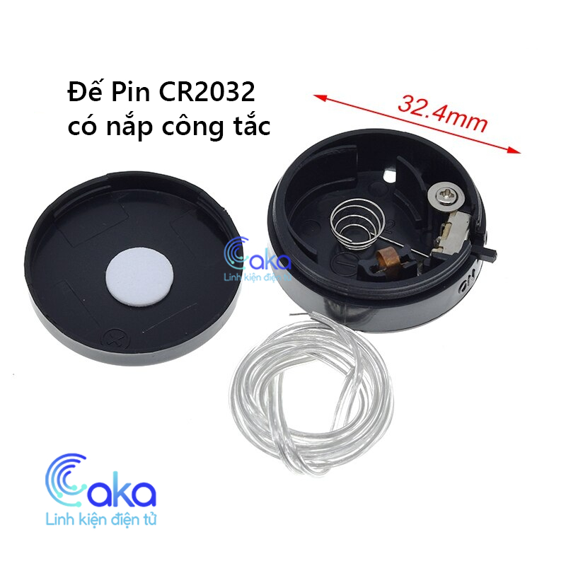 Đế pin CR2032 CR1220 đế pin 3V các loại