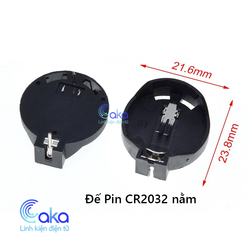 Đế pin CR2032 CR1220 đế pin 3V các loại