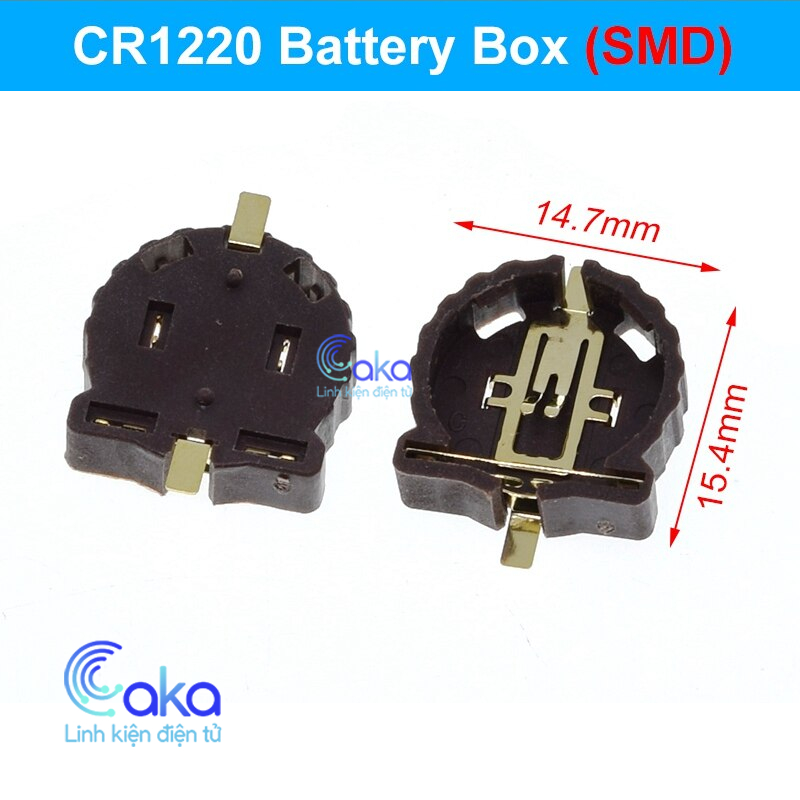 Đế pin CR2032 CR1220 đế pin 3V các loại