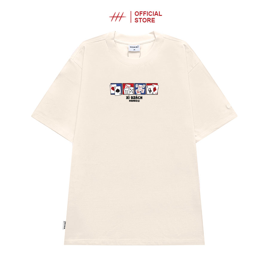 Áo thun Unisex tay lỡ cotton local brand HIDANZ - Series "Xì Dzách" - Tết Holiday