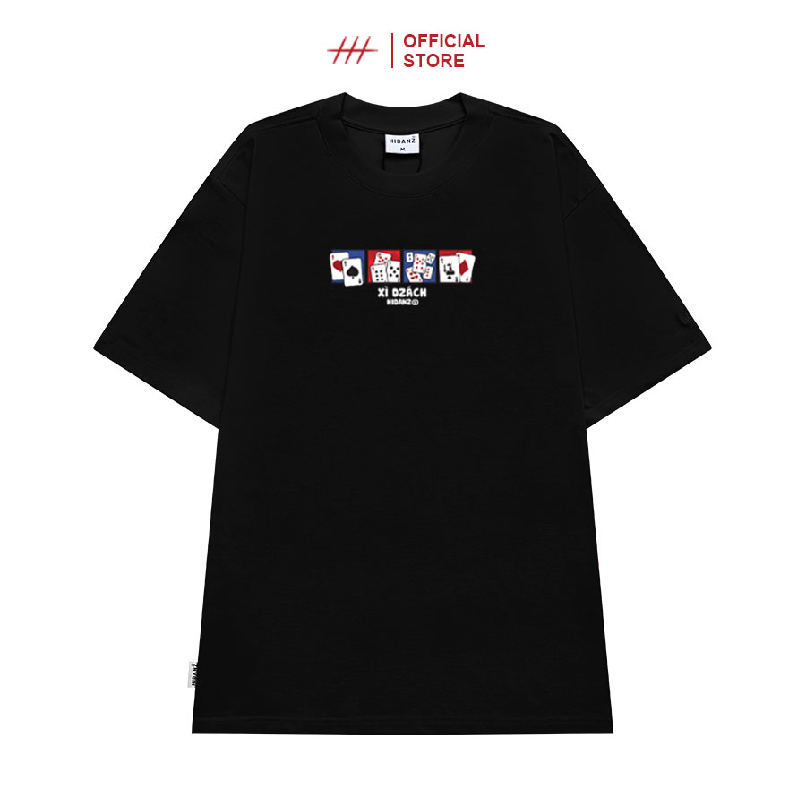 Áo thun Unisex tay lỡ cotton local brand HIDANZ - Series "Xì Dzách" - Tết Holiday