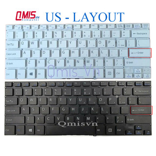 Bàn phím laptop Sony Vaio SVF14 SVF14E, SVF142, SVF1421QSGB, SVF142C1WW, SVF1421C5E, SVF143 SVF143A1QT - CÁP CONG