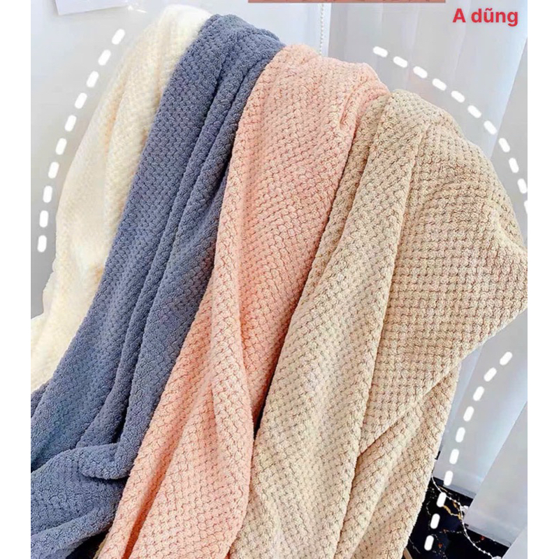 Khăn Tắm San Hô 70x140cm Siêu Thấm Nước , Siêu Mềm Mịn TKDT