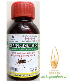 Thuốc han-pec 50ec diệt ruồi, muỗi, kiến, gián - #058b# 100ml