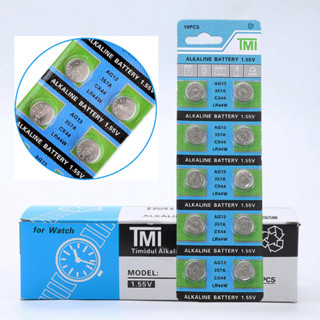 Pin cúc áo AG13 LR44 L1154 pin xe đồ chơi ALKALINE BATTERY 1.55V