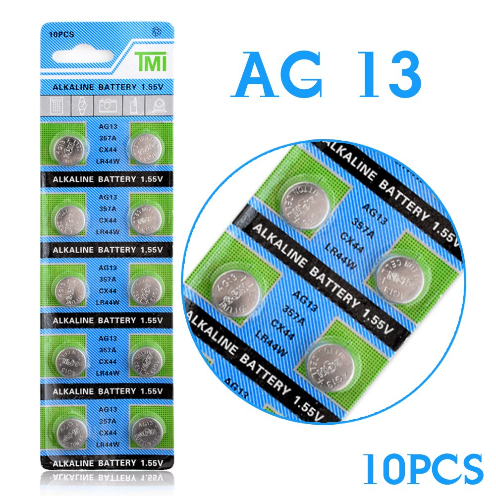 Pin cúc áo AG13 LR44 L1154 pin xe đồ chơi ALKALINE BATTERY 1.55V