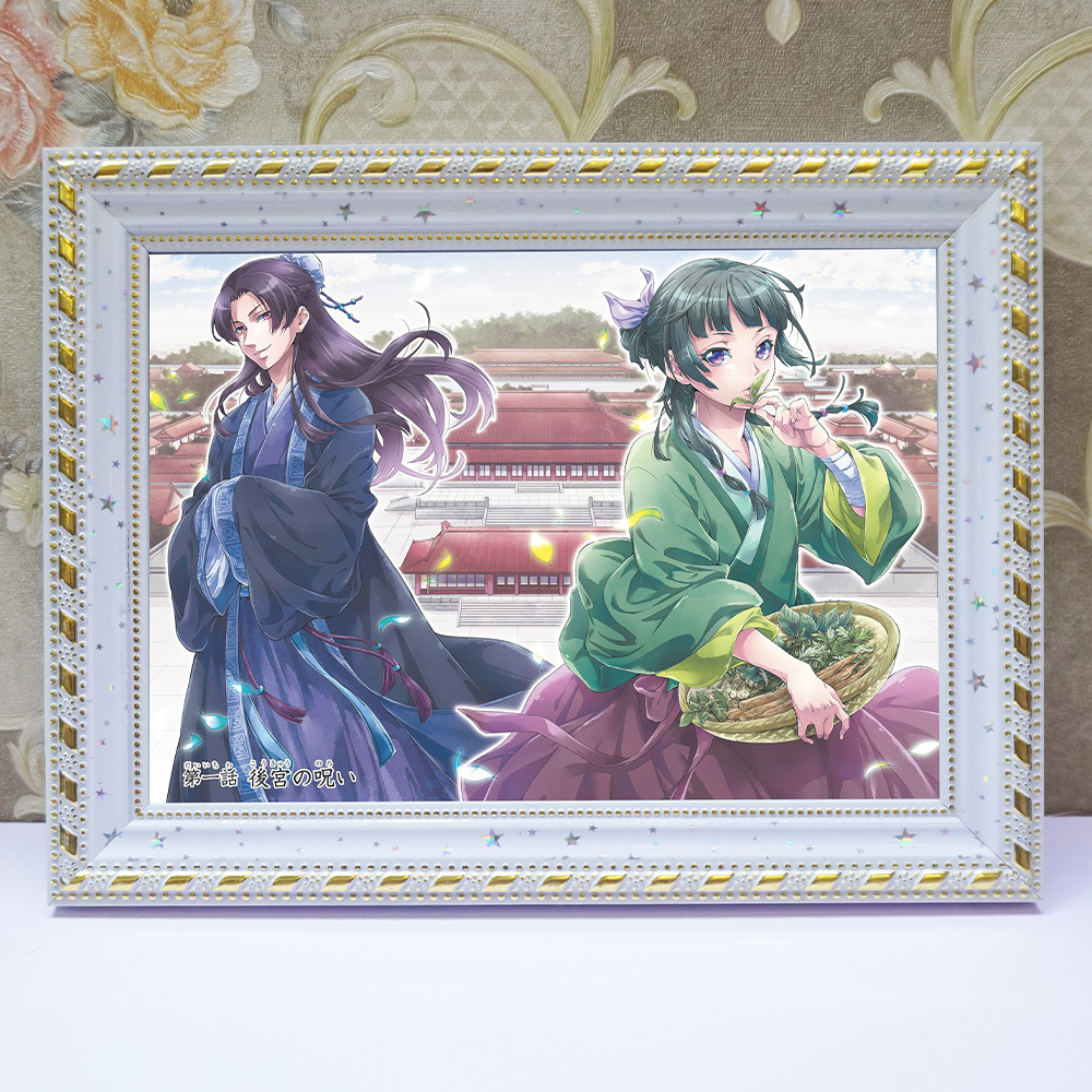 Khung Ảnh Treo Tường, Để Bàn 10x15, 13x18, A5, A4, A3 Mặt Mica Anime Manga Light Novel Dược sư Tự Sự - kèm chân