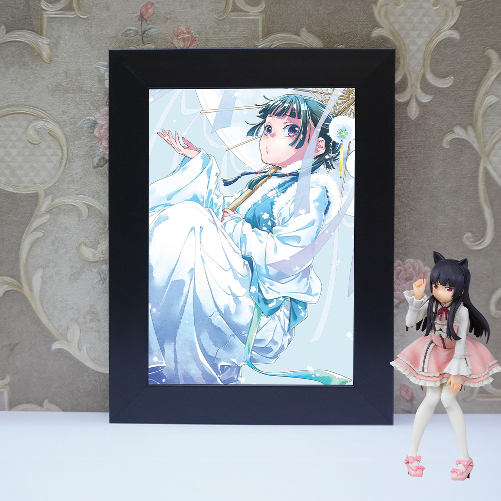 Khung Ảnh Treo Tường, Để Bàn 10x15, 13x18, A5, A4, A3 Mặt Mica Anime Manga Light Novel Dược sư Tự Sự - kèm chân