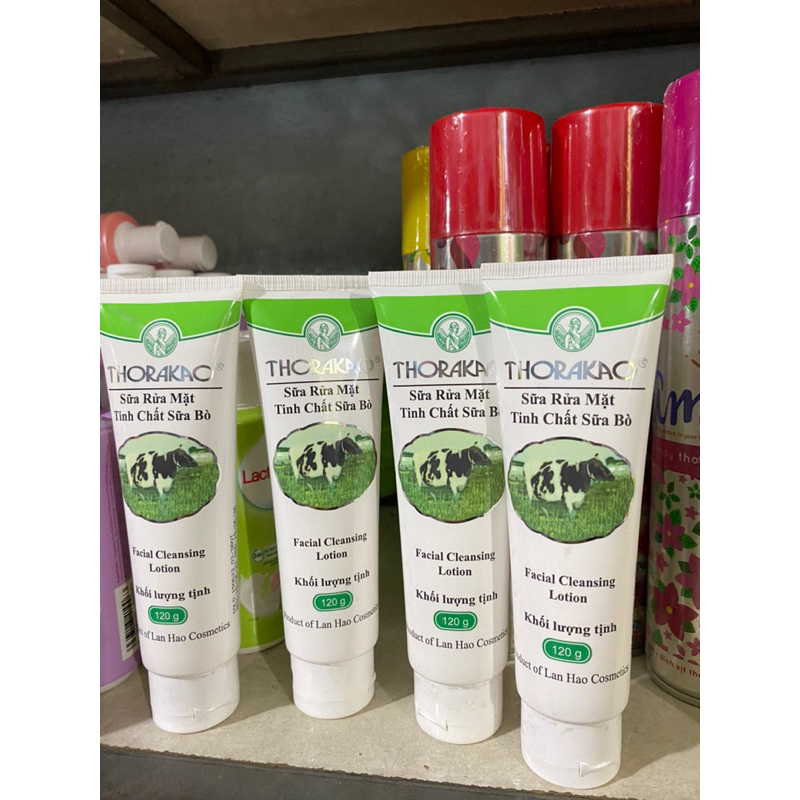 Sữa rửa mặt làm trắng da mịn màng tươi sáng ngừa mụn bo THORAKAO 120ml
